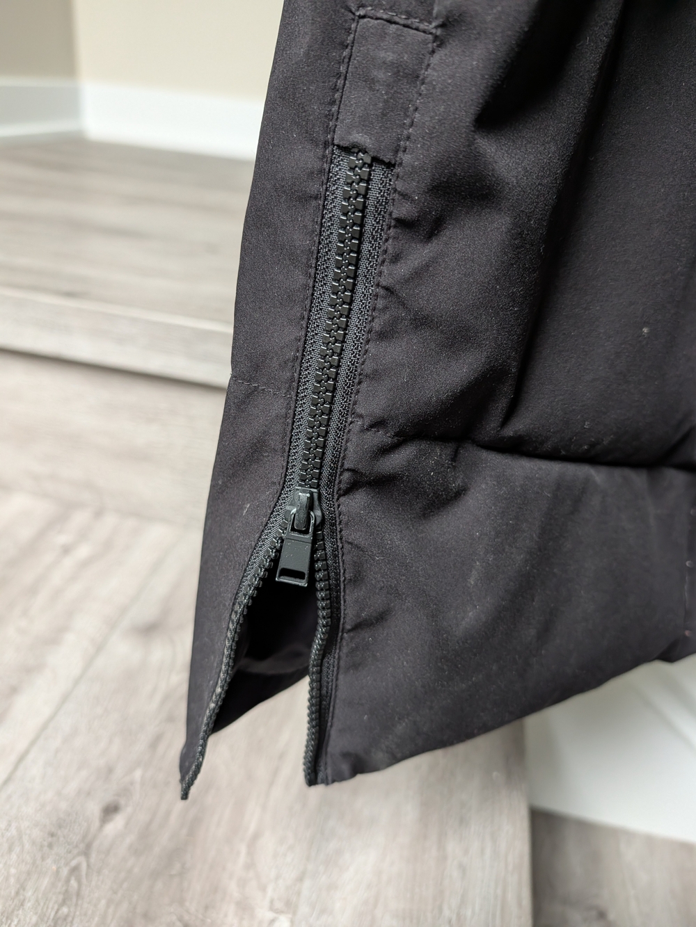 Twik (Simons ) Long Hooded Puffer Coat in Black - Picture 6 of 10